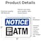 Signmission ATM, 5 in W x Rectangle, Vinyl Decal OS-2PACK-NS-D-35-L-15254 - alternate 3